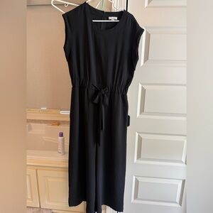 Calvin Klein Black Wide Leg Jumpsuit